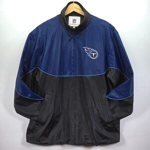 Tennessee Titans Performance Raincoat Men Medium Heavy Duty Full Zip All Weather